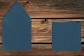 [111246] Briefhüllen 160x160 mm Nassklebend Nachtblau 120 g/qm